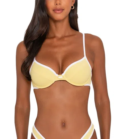 Fae Women's Gigi Swimwear Top In Yellow
