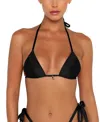 Fae Women's Honey Swimwear Top In Black