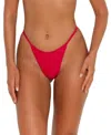 Fae Women's Jones Swimwear Bottoms In Red