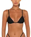 Fae Women's Lumi Swimwear Top In Black