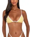 Fae Women's Lumi Swimwear Top In Animal Print