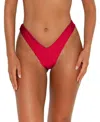 Fae Women's Vada Swimwear Bottoms In Red