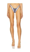 Fae X Revolve Goi Bikini Bottom In Denim & White