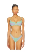 Fae X Revolve Gypsy Bikini Top In Blue
