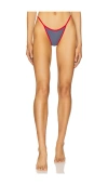 Fae X Revolve Jones Bikini Bottom In Denim & Red