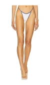 Fae X Revolve Jones Bikini Bottom In Lace & Denim