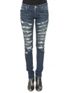 Fagassent Stretch Skinny Jeans In Blue