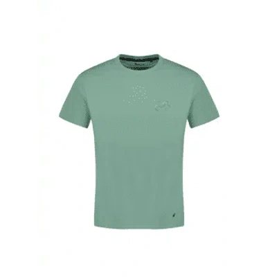 Faguo Arcy Cotton T-shirt In Green Bike From