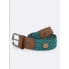 FAGUO BELT SYNTHETIC WOVEN IN NAVY + MINT GREEN FROM