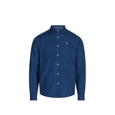 Faguo Chemise En Coton In Blue