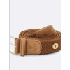 FAGUO SOLID NYLON BELT IN CAMEL FROM