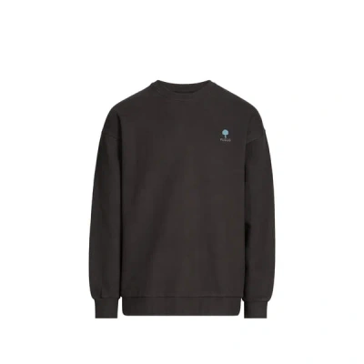 Faguo Sweat Ample En Coton In Black