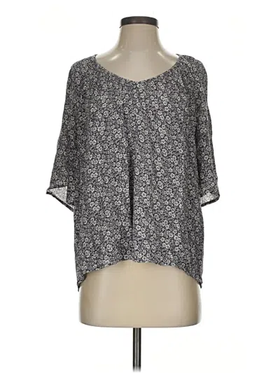 Faherty 3/4 Sleeve T-shirt In Gray