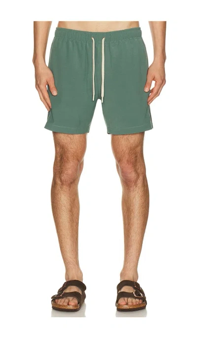 Faherty All Day 6 Swimtrunks In Green
