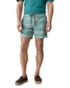 Faherty All Day Trunks 6 Biscayne Leafy Vine In Blue
