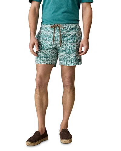 Faherty All Day Trunks 6 Biscayne Leafy Vine In Multi
