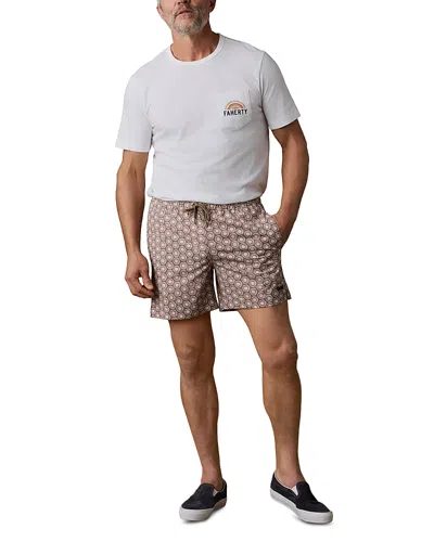 Faherty All Day 6 Trunks In Brown