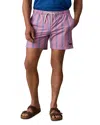Faherty All Day 6 Trunks In Pink