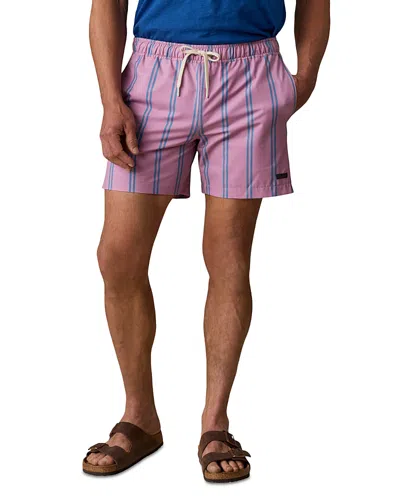 Faherty All Day 6 Trunks In Pink