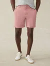 Faherty All Day 7 Shorts In Rose Red