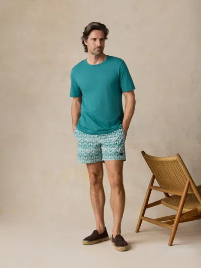 Faherty All Day Trunks 6 Biscayne Leafy Vine In Multi
