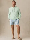 Faherty All Day 6 Swimtrunks In Green