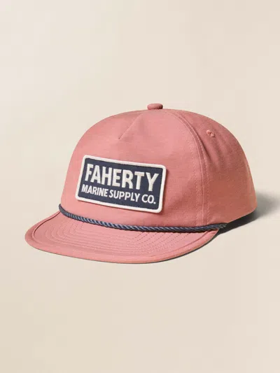 Faherty All Day Corded Hat In Brown
