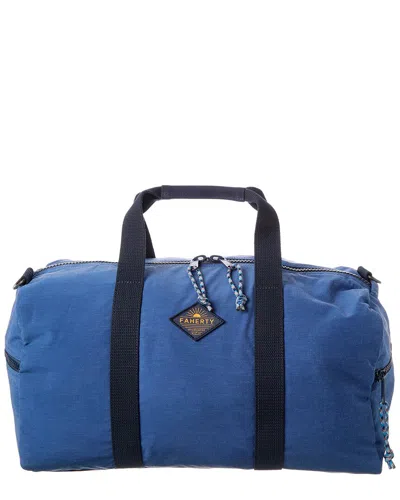 Faherty All Day Duffel Bag In Blue
