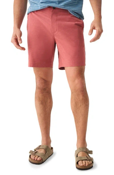 Faherty All Day Hybrid Shorts In Sunrose