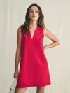 Faherty All Day Polo Minidress In Granita