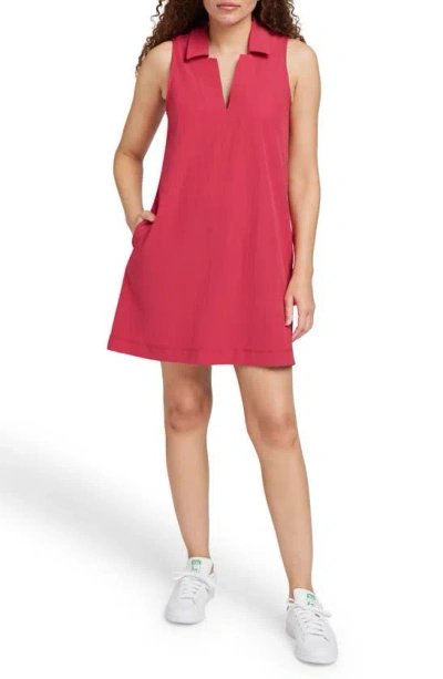 Faherty All Day Polo Minidress In Granita