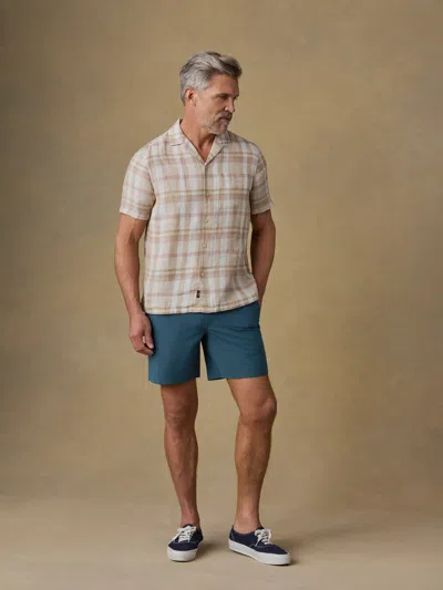 Faherty All Day Short (7") In Blue