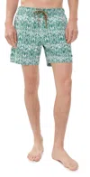 Faherty All Day Trunks 6 Biscayne Leafy Vine In Multi