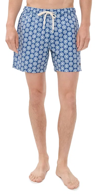 Faherty All Day Trunks 6 Blue Cream Suns