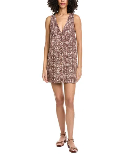 FAHERTY FAHERTY ALSTON LINEN MINI DRESS