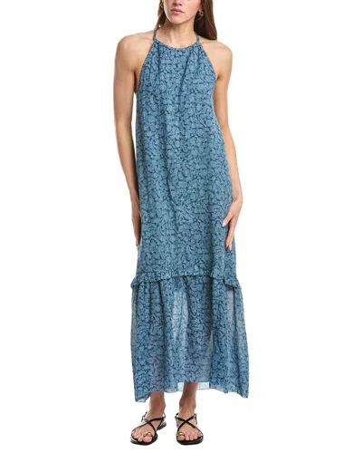 Faherty Amelia Maxi Dress In Blue