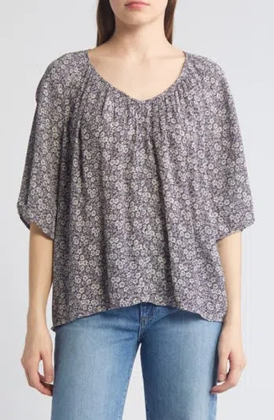 FAHERTY FAHERTY AMIRA FLORAL PRINT TOP