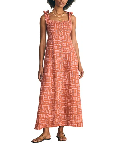 FAHERTY FAHERTY ANNA KAHALEKULU KENDALL LINEN DRESS