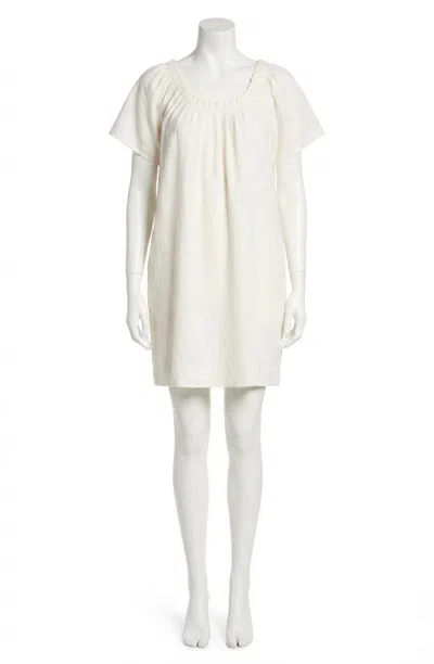 Faherty Annabelle Dress In Whisper White