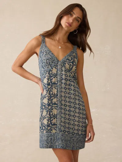 Faherty Annabelle Patchwork Dress