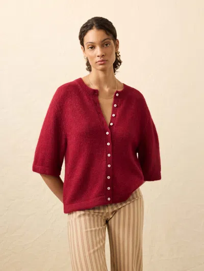 Faherty Apres Alpaca Cardigan