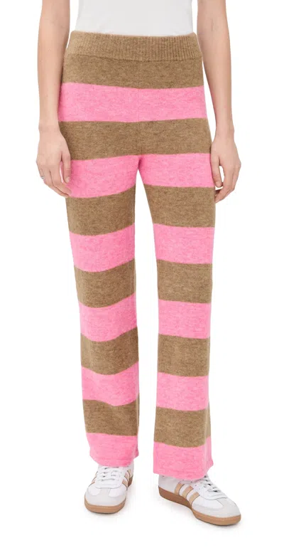 Faherty Apres Alpaca Wool Blend Pants Pink Spritz