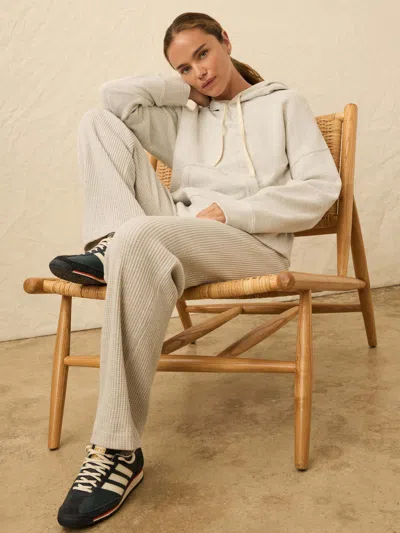 Faherty Après Waffle Pants In Gray