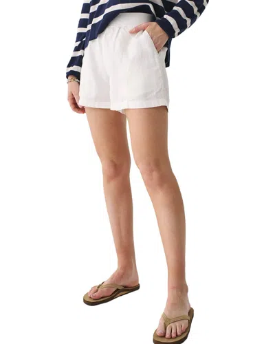Faherty Arlie Linen-blend Short In White