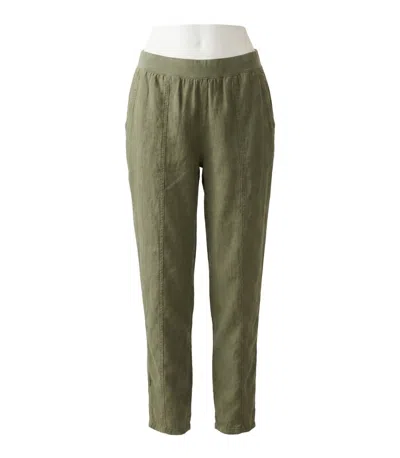 Faherty Arlie Pant In Thyme In Green