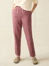 Faherty Arlie Pull-on Tapered Leg Pants In Rosewood