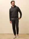 Faherty Aspen Lounge Cashmere Sweatpant In Black