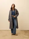 Faherty Atlantic Plaid Coat In Blue