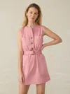 Faherty Avalon Dress In Baroque Rose