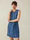 Faherty Avalon Dress In Dockside Stripe
